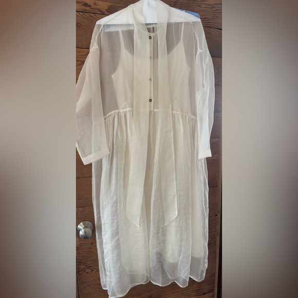 Runaway Bicycle Dresses & Skirts - Runaway Bicycle Aouli Dress Ivory XS